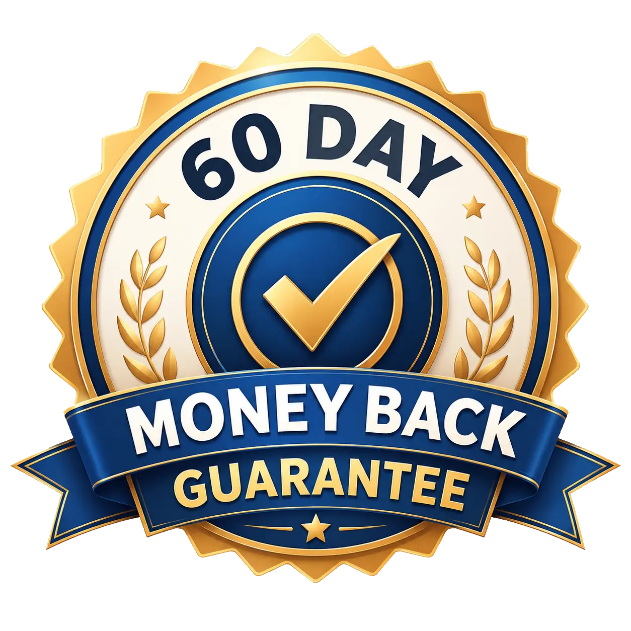 60 day money back guarantee