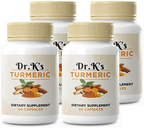 3 bottles of Dr. K's Turmeric