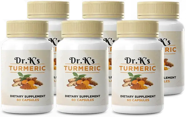 3 bottles of Dr. K's Turmeric